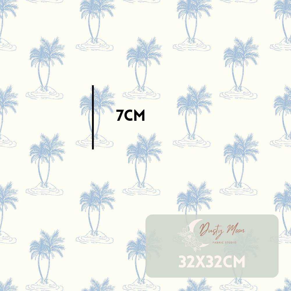Palm Tress Cream Sky Blue | Pre Order 17th Mar - 24th Mar