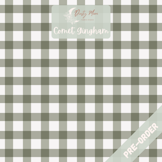 Comet Green Gingham | Christmas Pre Order 16th Sep - 24th Sep