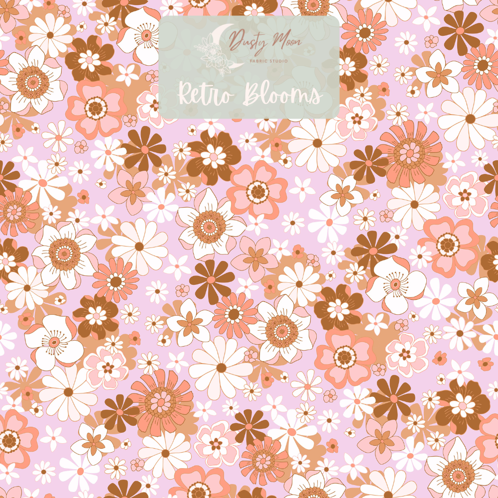 Retro Blooms Blush  | Pre Order 26th Dec - 29th Dec