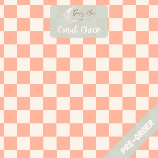 Coral Checker | Christmas Pre Order 16th Sep - 24th Sep