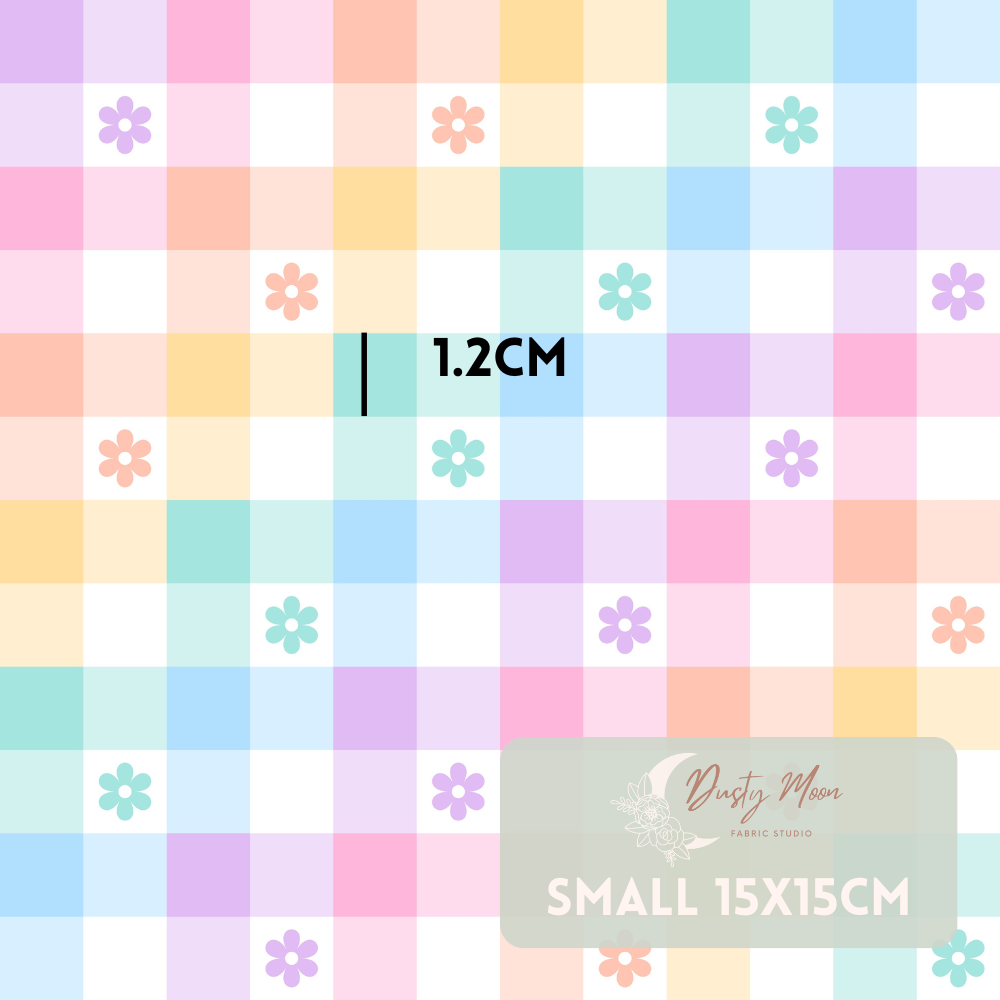 Rainbow Daisy Gingham | Pre Order 26th Dec - 29th Dec