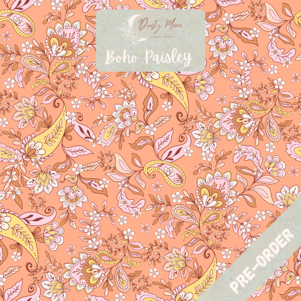 Boho Paisley Orange | Pre Order 17th Mar - 24th Mar