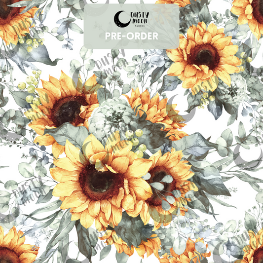 Sunflower Blooms White | Pre Order 26th Dec - 29th Dec